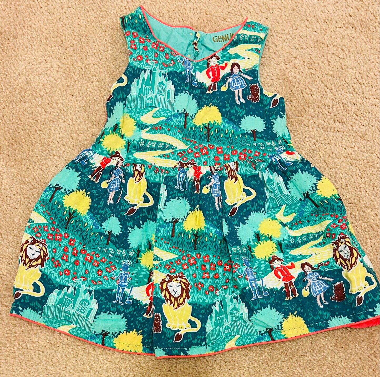 #15 Genuine Kids 2t Wizard of Oz Dress VGUC