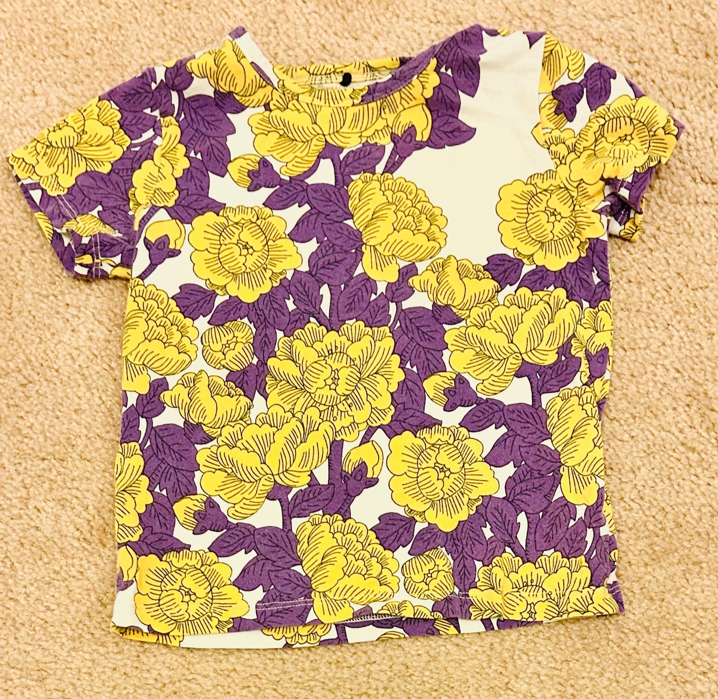 #15 Mini Rodini 2-3Y Peonies Shirt