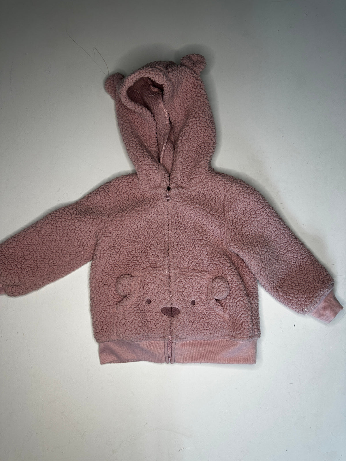 Seller #40 Carter's pink hooded jacket w/ zipper size 12 month