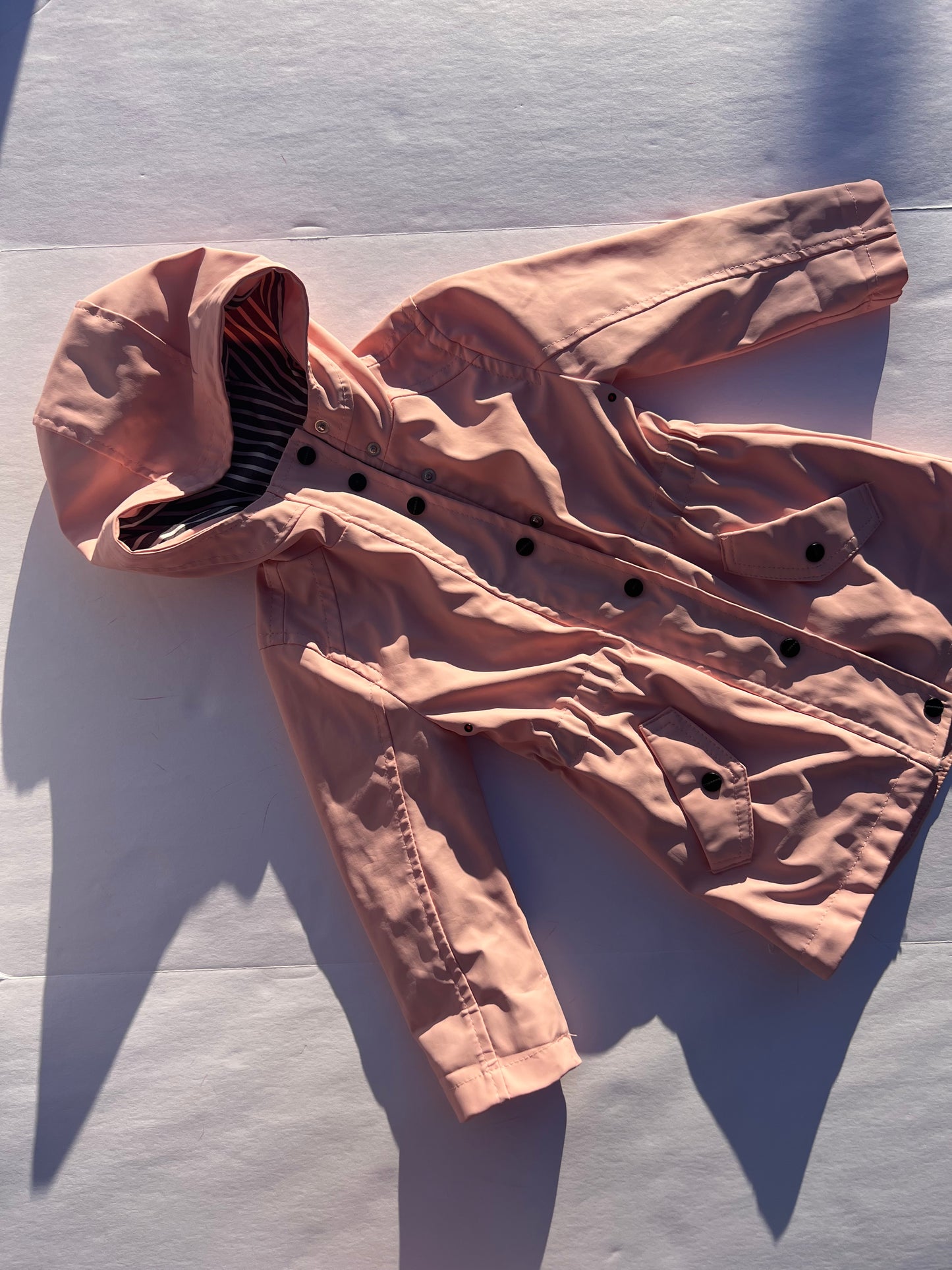 #156 Urban Republic girls size 2t pink rain jacket