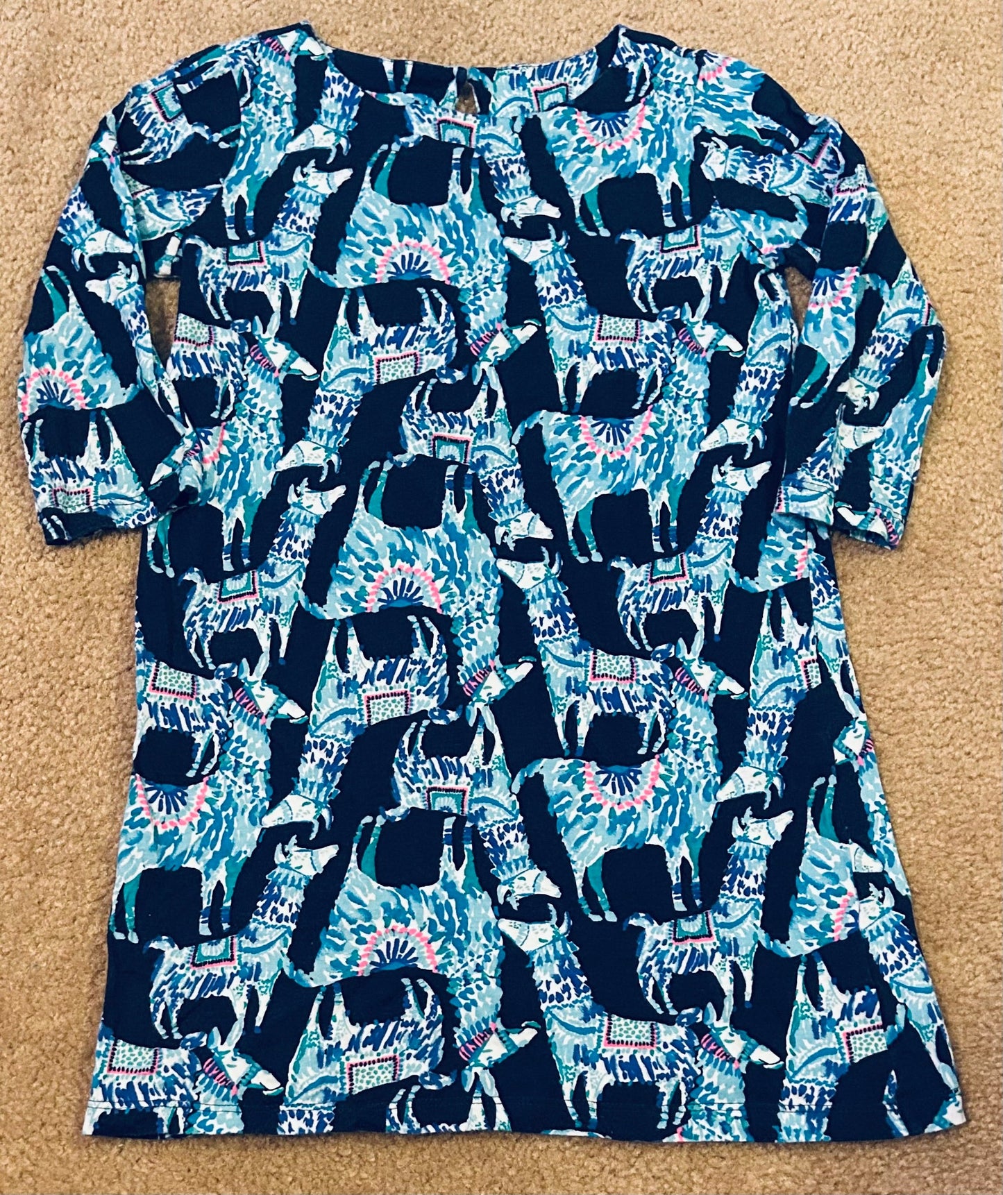 #15 LP 8-10 Alpaca My Bags Lightweight Dress EUC