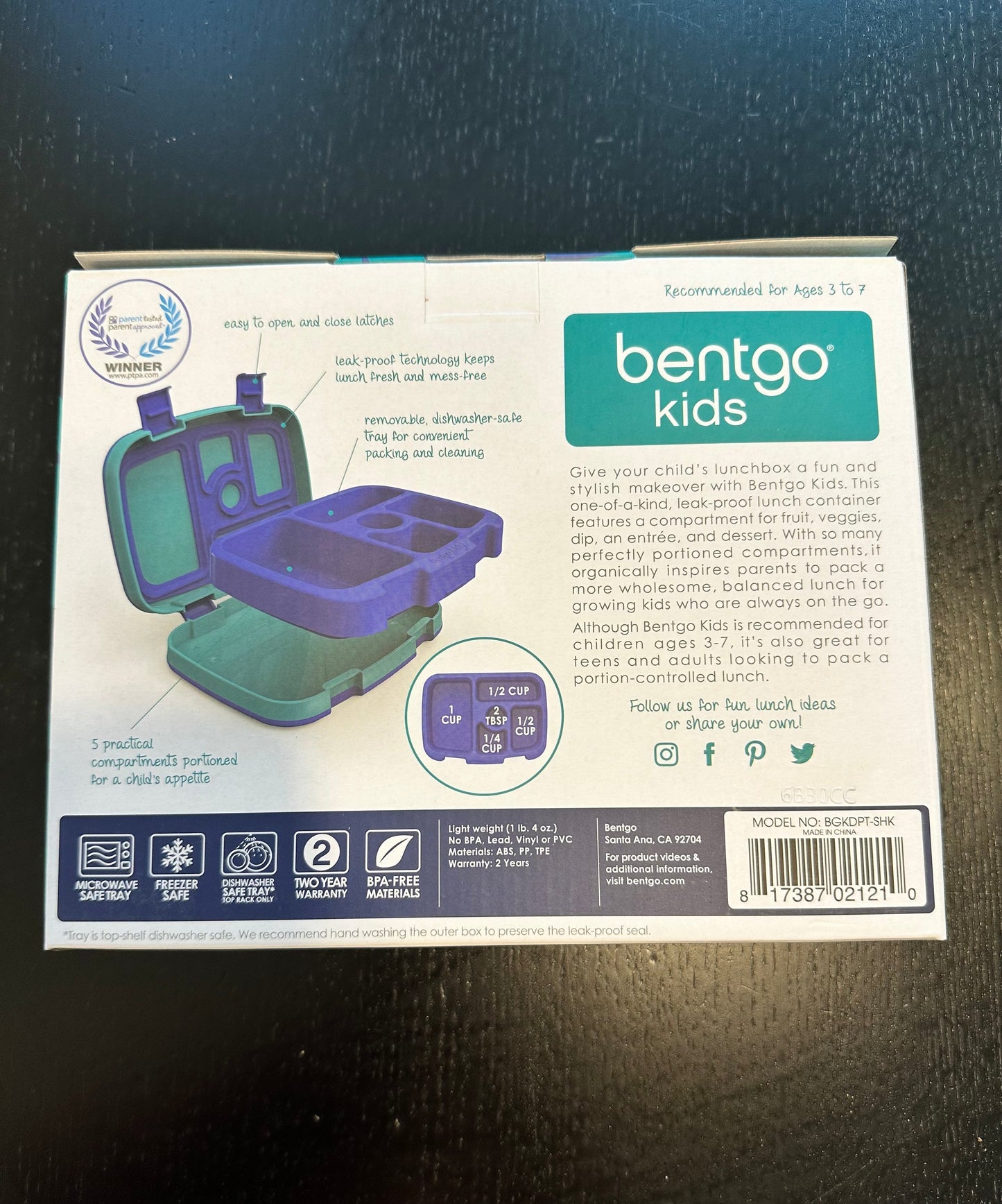 #169 Boy's Bento Box