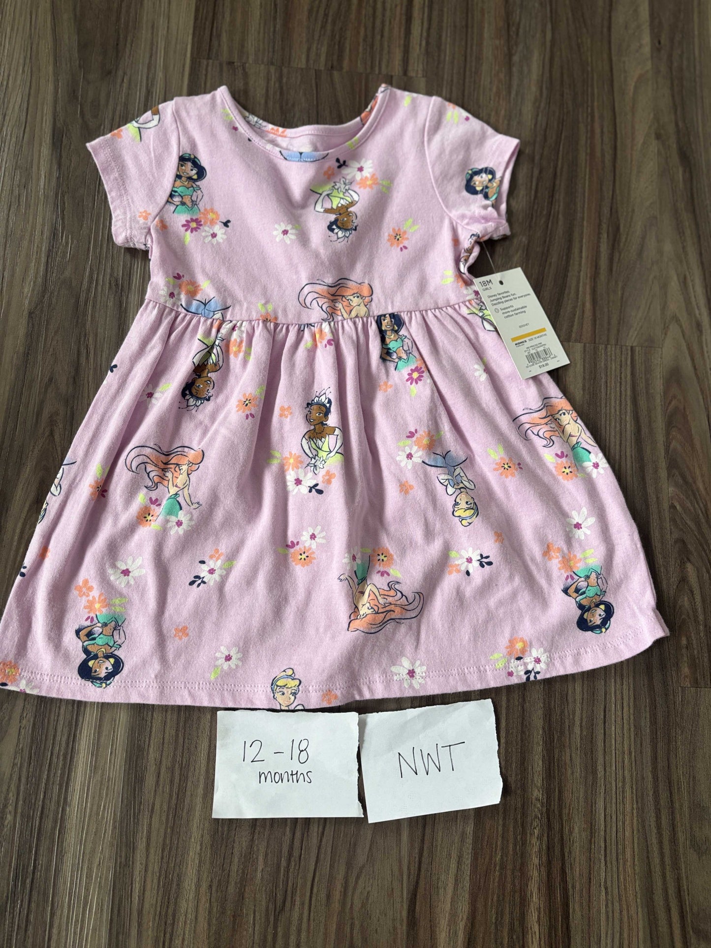 #77 - 12-18 Mo - NWT Disney Princess Dress