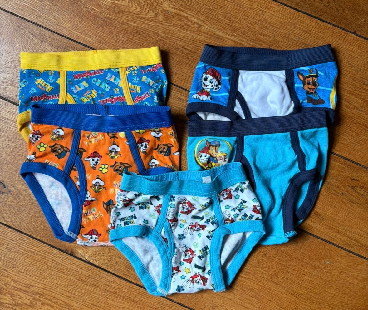#22 size 4 paw patrol underwear NEVER WORN