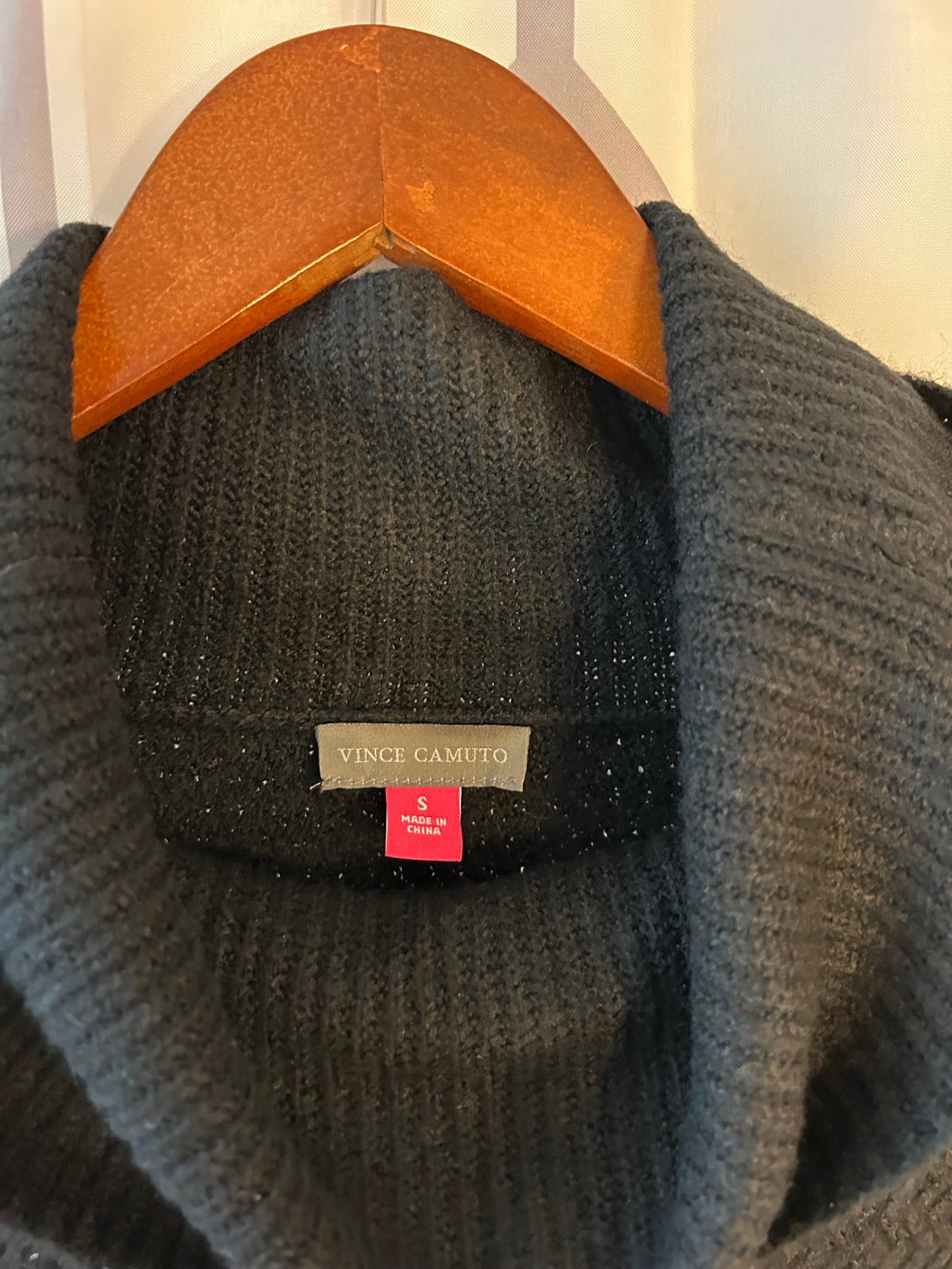 Reduced! Seller #18 Vincent Camuto black cowl neck sweater size S