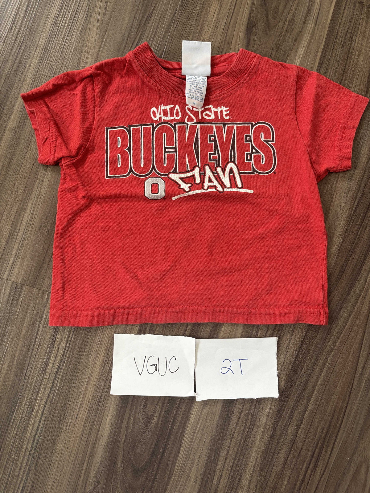 #138 - 2T VGUC Ohio State Buckeys Fan Tshirt