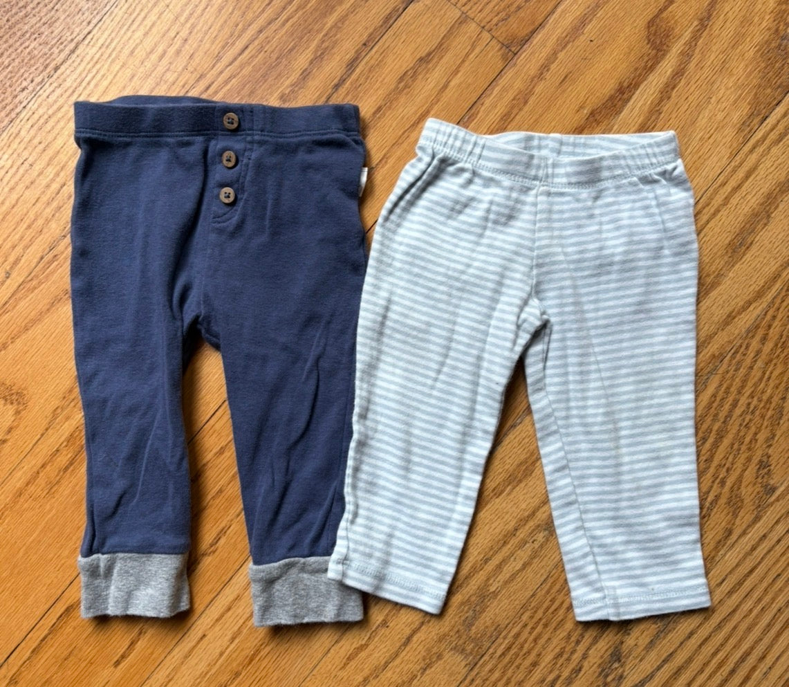 #22 Burt’s Bees lightweight boys pants 3-6m