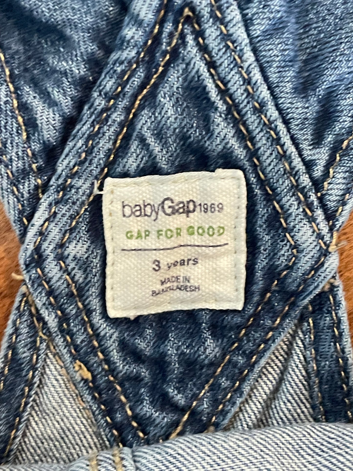 #199 Girls GAP dress overalls size 3 GUC