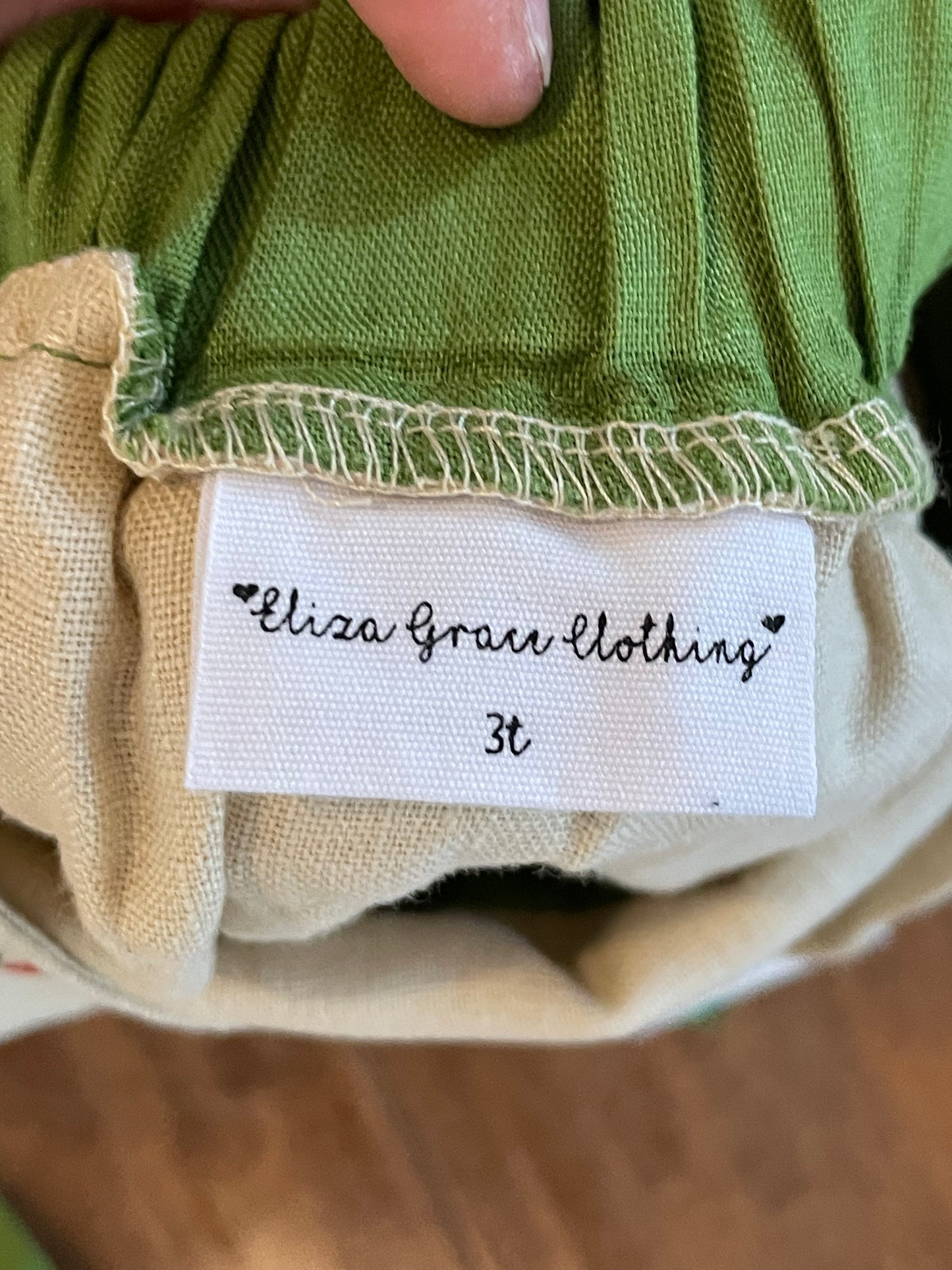 #199 Girls Eliza Grace holiday tunic size 3 NWT