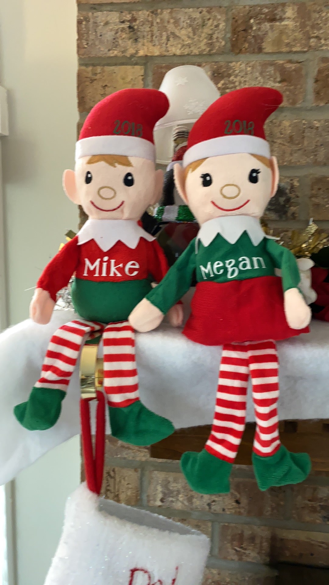 #77 NEW in Bag Set of 4 Plush Elves, Set #2
