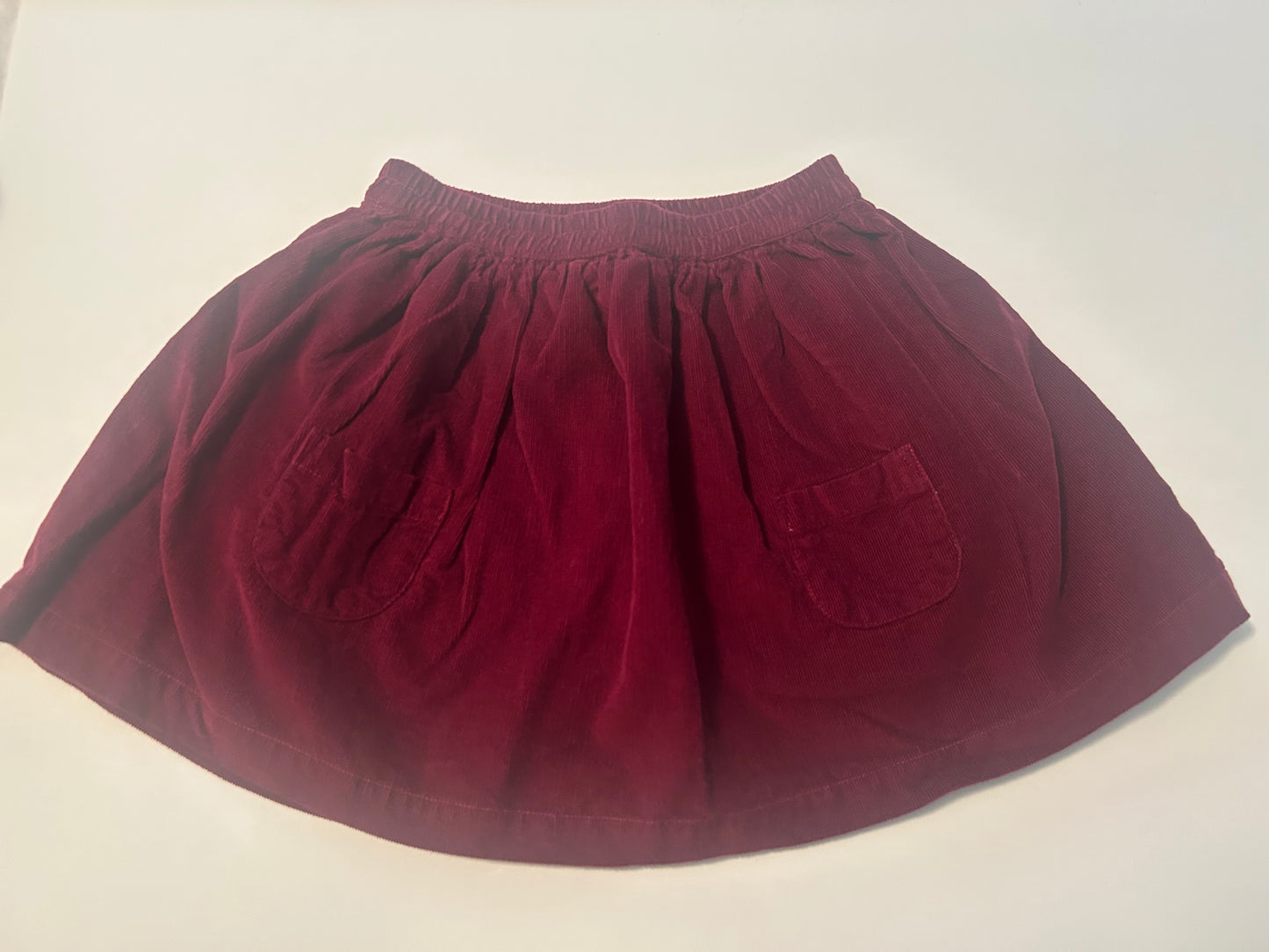 Seller #145 Jojo Maman Bebe size 4-5 burgundy thin corduroy skirt EUC
