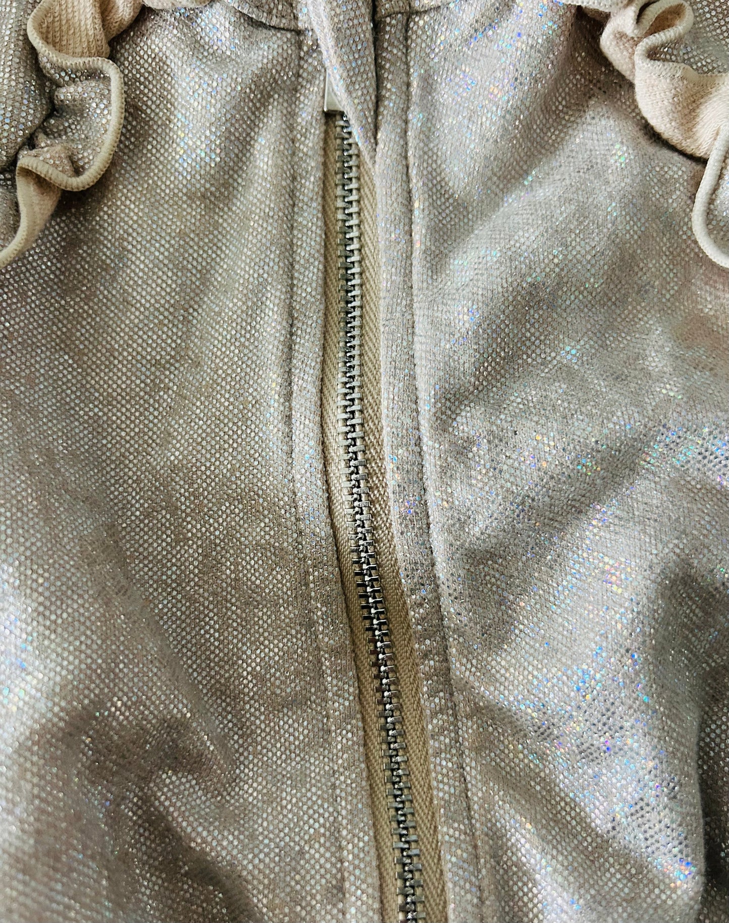 #15 C&J 3-6m Rainbow Holographic Jacket (close up pictured)