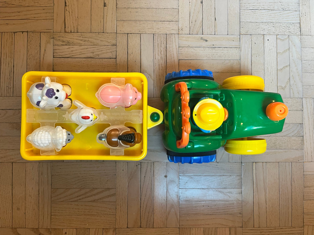 #195 Musical Farm Tractor Toy