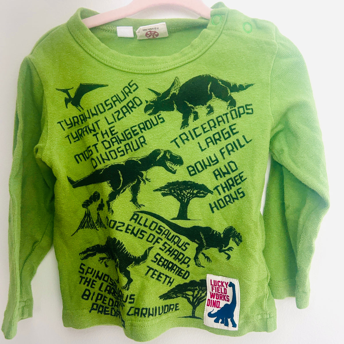 #15 Bit’Z Kids 18-24m Dinosaur LS Shirt