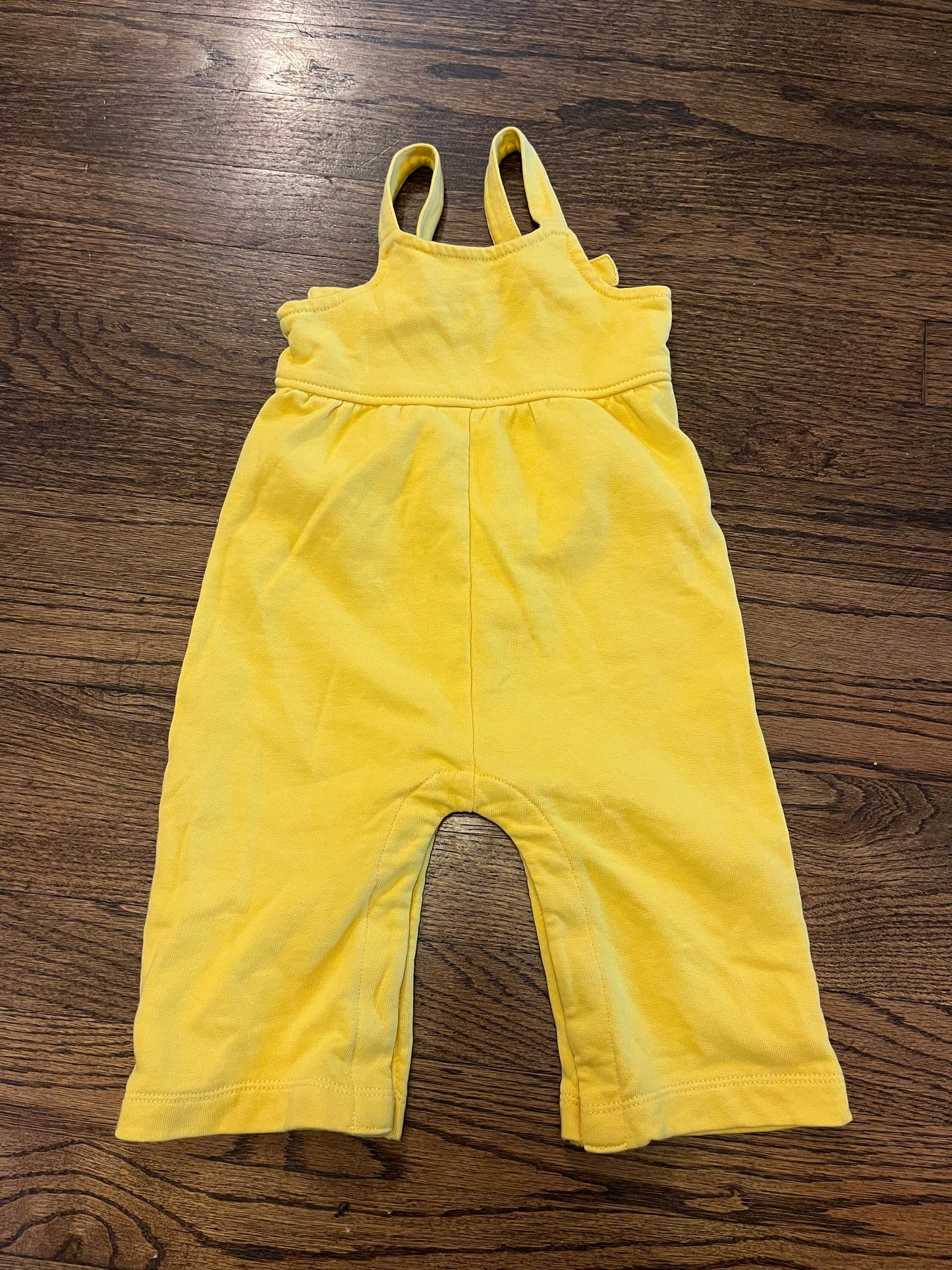 #7 Hanna Andersson Yellow Overalls 12-18 months
