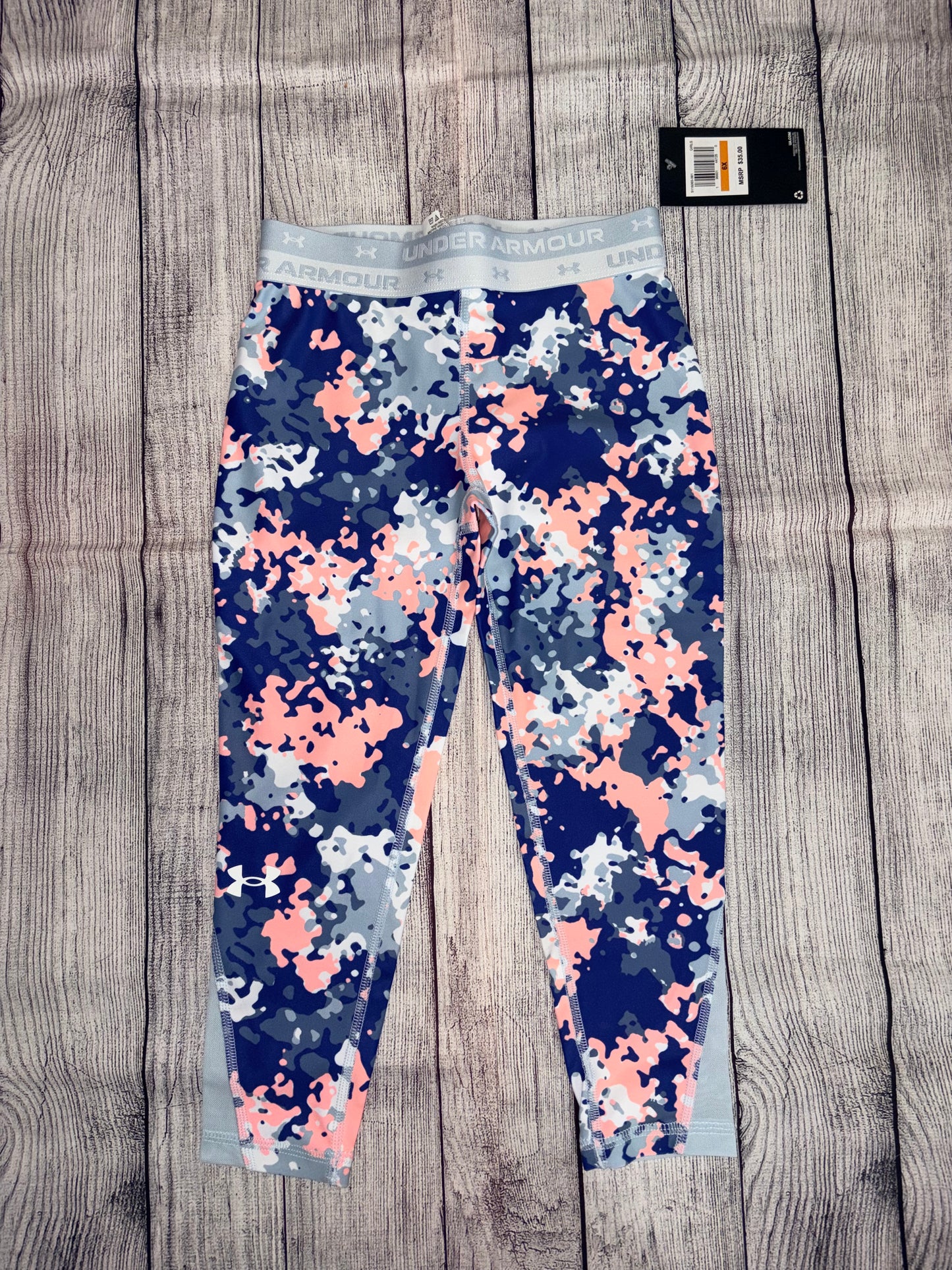 Seller 122 New Under Armour 6X Youth Girls Leggings