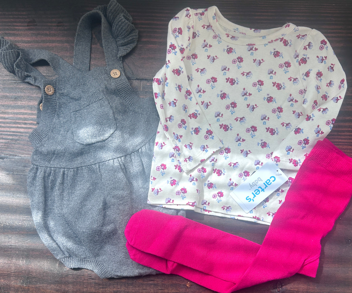 #15 Carters 6m NWT Bubble Romper Outfit