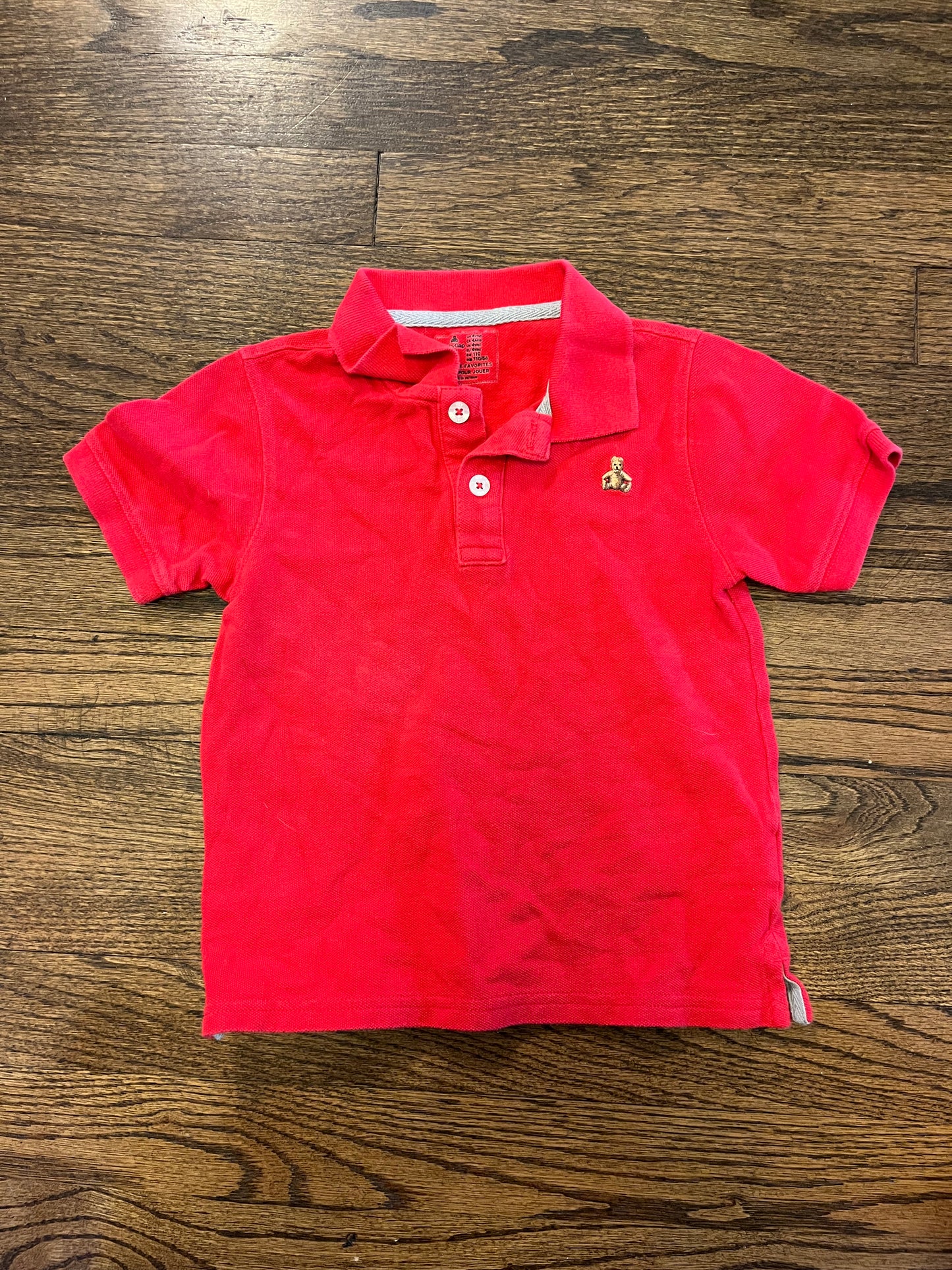 #7 Gap 4t Red polo