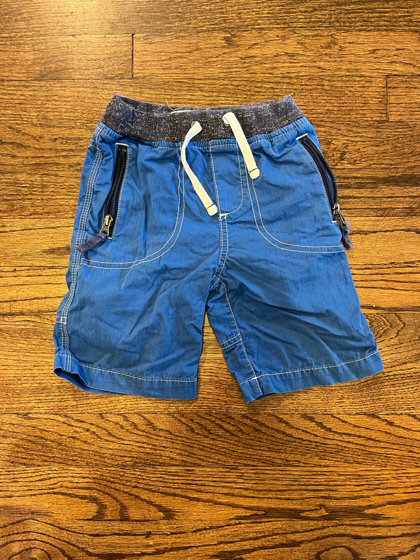 #7 4T Mini Boden Blue Shorts