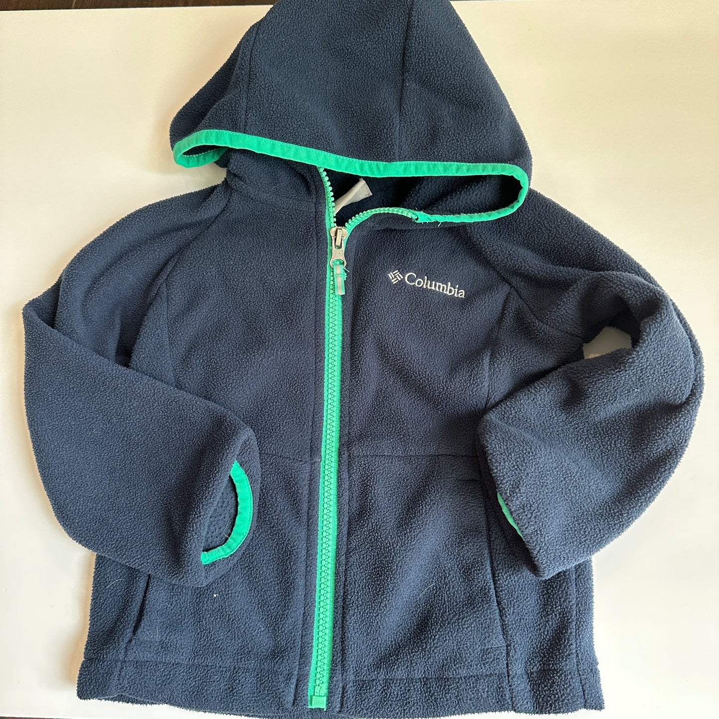 #162 Columbia Navy Fleece Jacket 3T