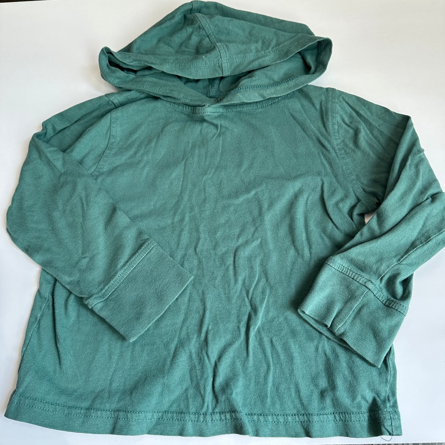 #162 Zara Green Hooded Shirt 2/3