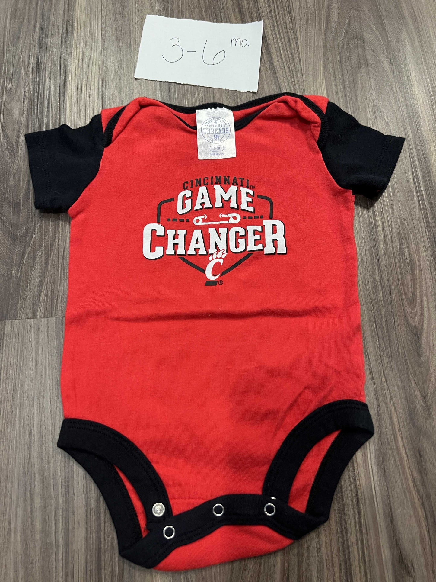#138 - 3-6 Mo UC Bearcats Game Changer Onesie
