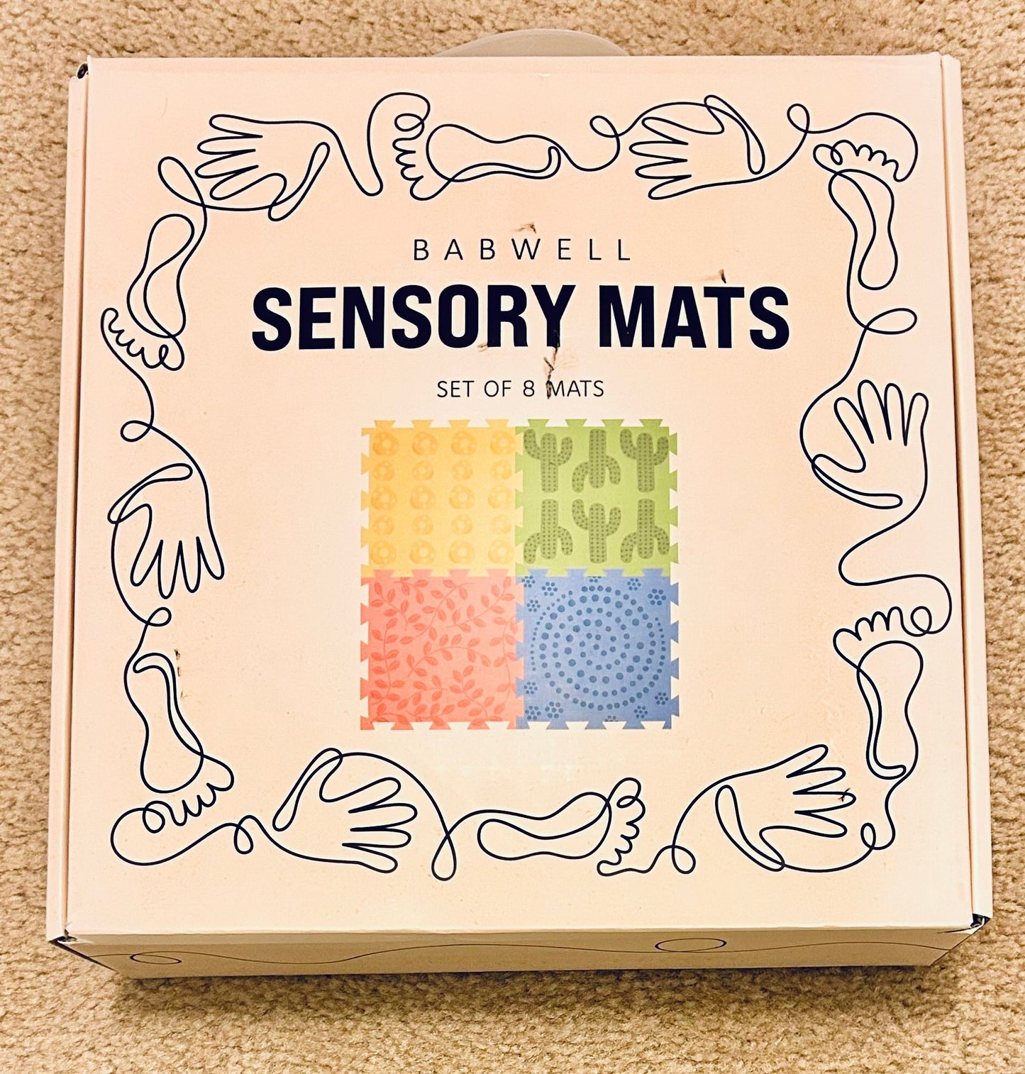 #15 New in box 8-Piece Sensory Mat Set