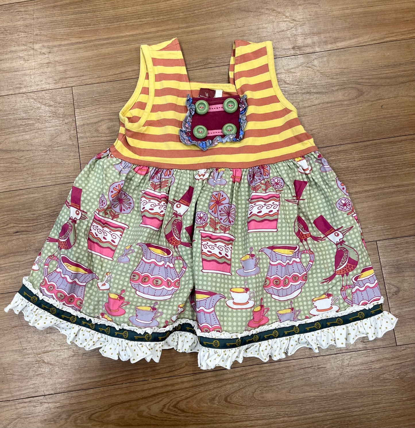 #7 Matilda Jane Tea Dress Size 6