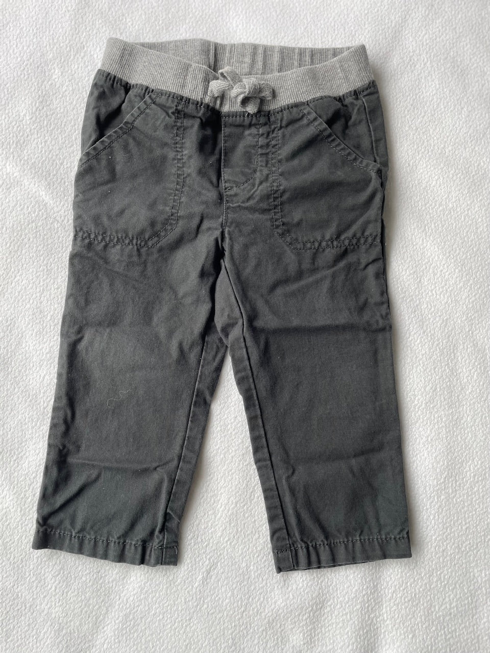 #68 Old Navy Grey Cargo Pants, Boys, 12-18m