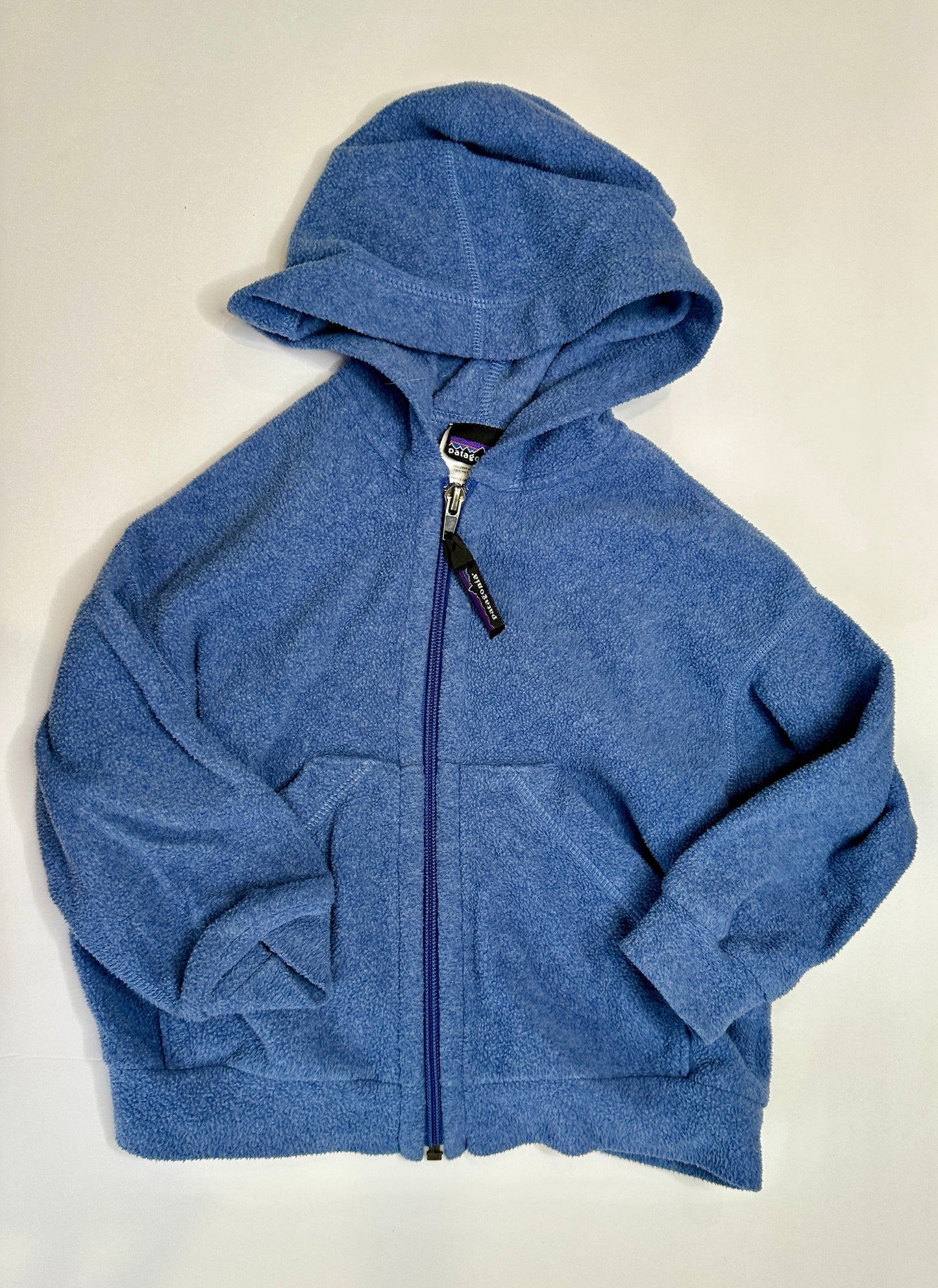 #162 Patagonia Blue Zip up Fleece Jacket Size XXS