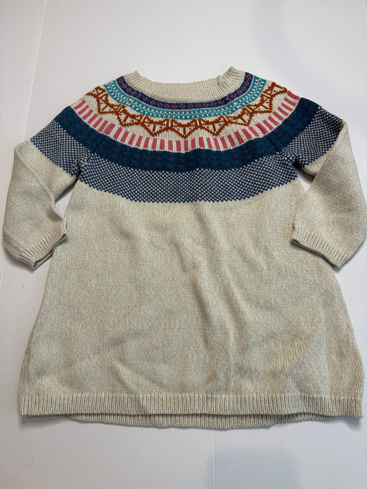 #48 Tea Sweater Dress girls 3T