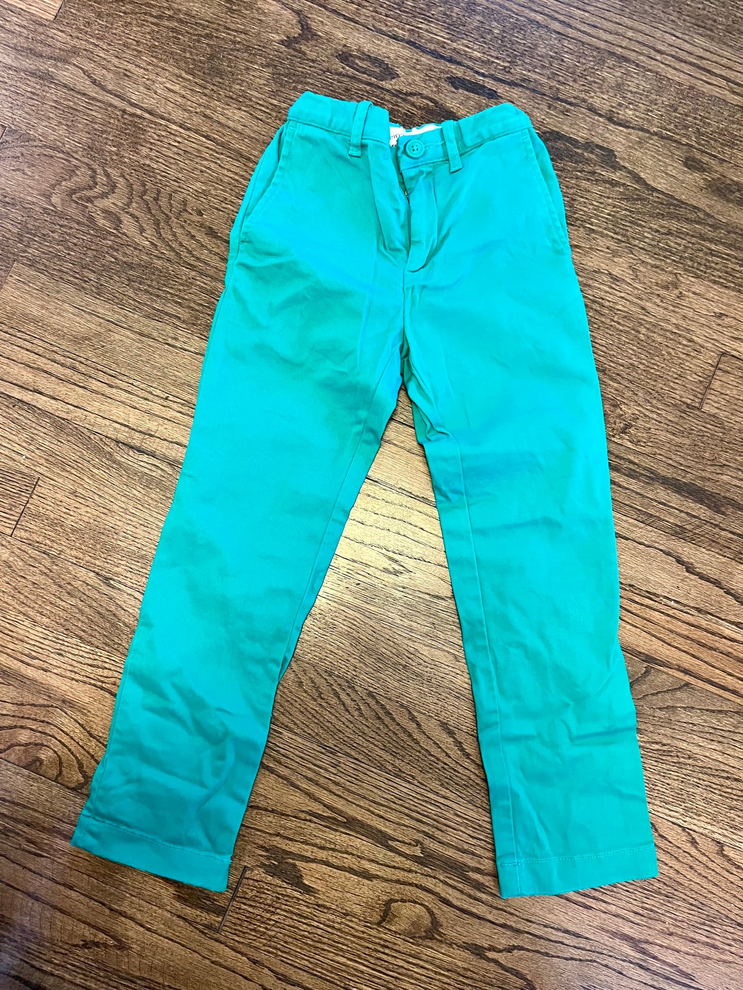 #7 Crewcuts Green Chino Pants 6