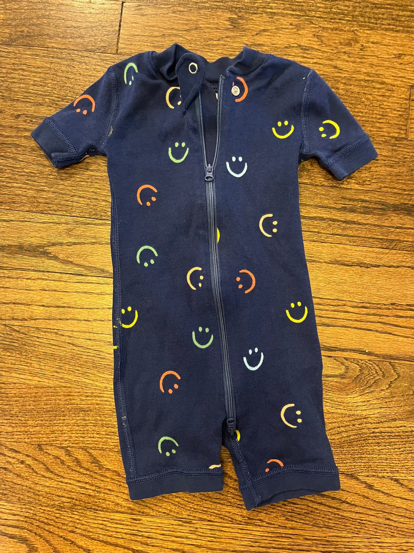 #7 Hanna Andersson Pajamas 6-12 months Smiles