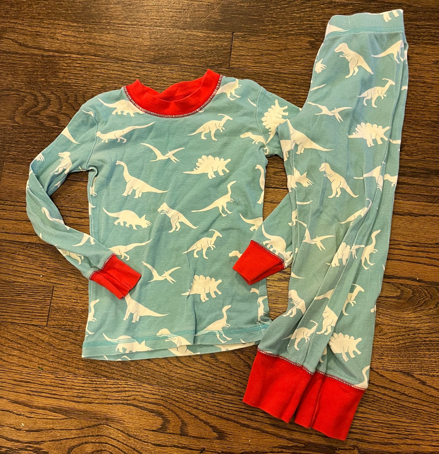 #7 Mini Boden Dinosaur Pajamas 5Y
