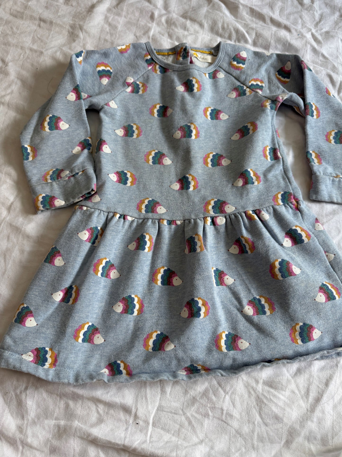 Seller #22 - Baby Boden long sleeve hedgehog dress - size 3-4 - GUC