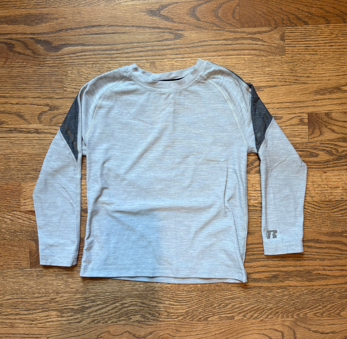 #74 Boys Long Sleeve Russell Dri-power Shirt - XS (4-5)