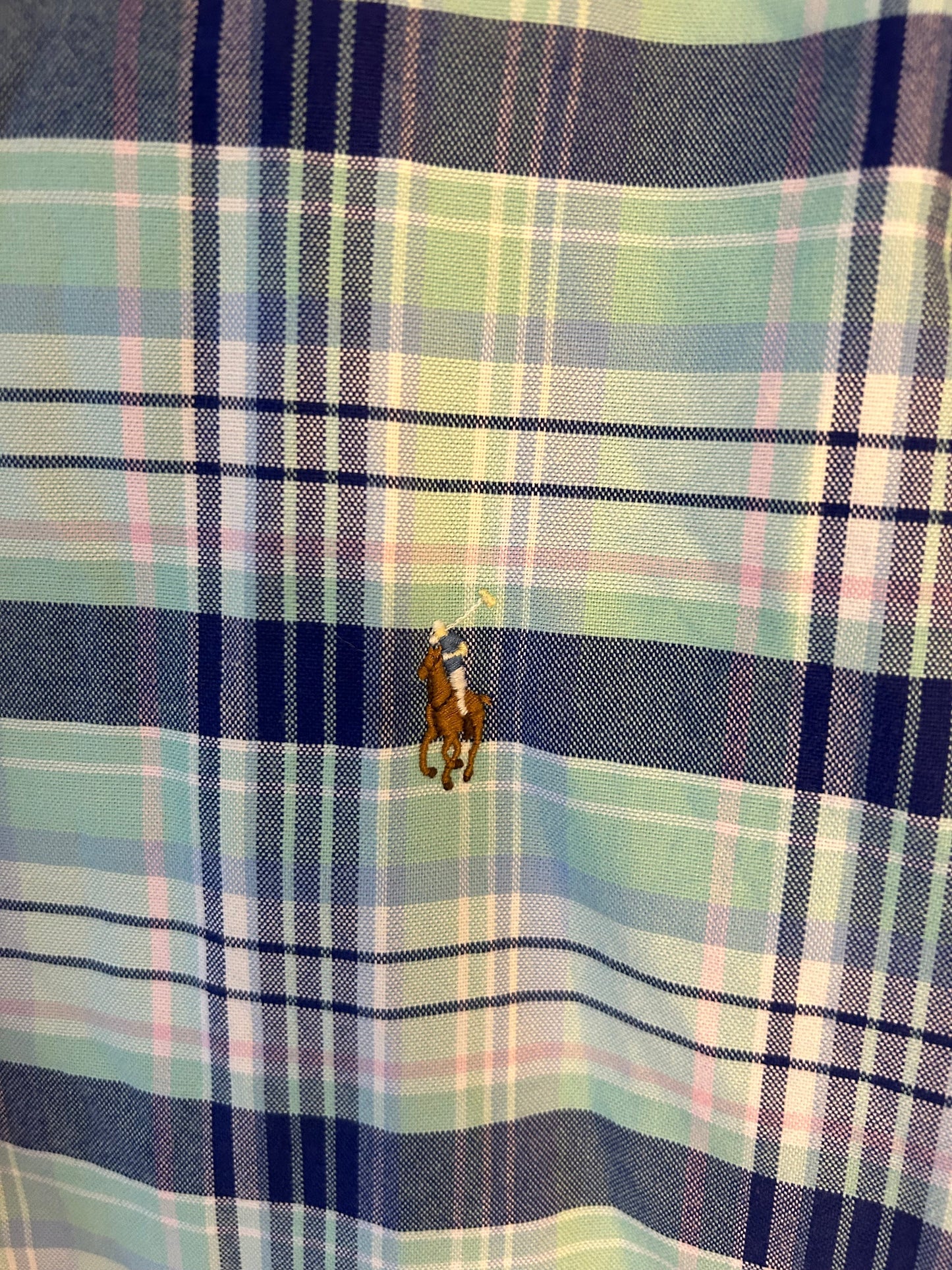 Reduced! Seller #18 Polo Ralph Lauren button up plaid men’s medium