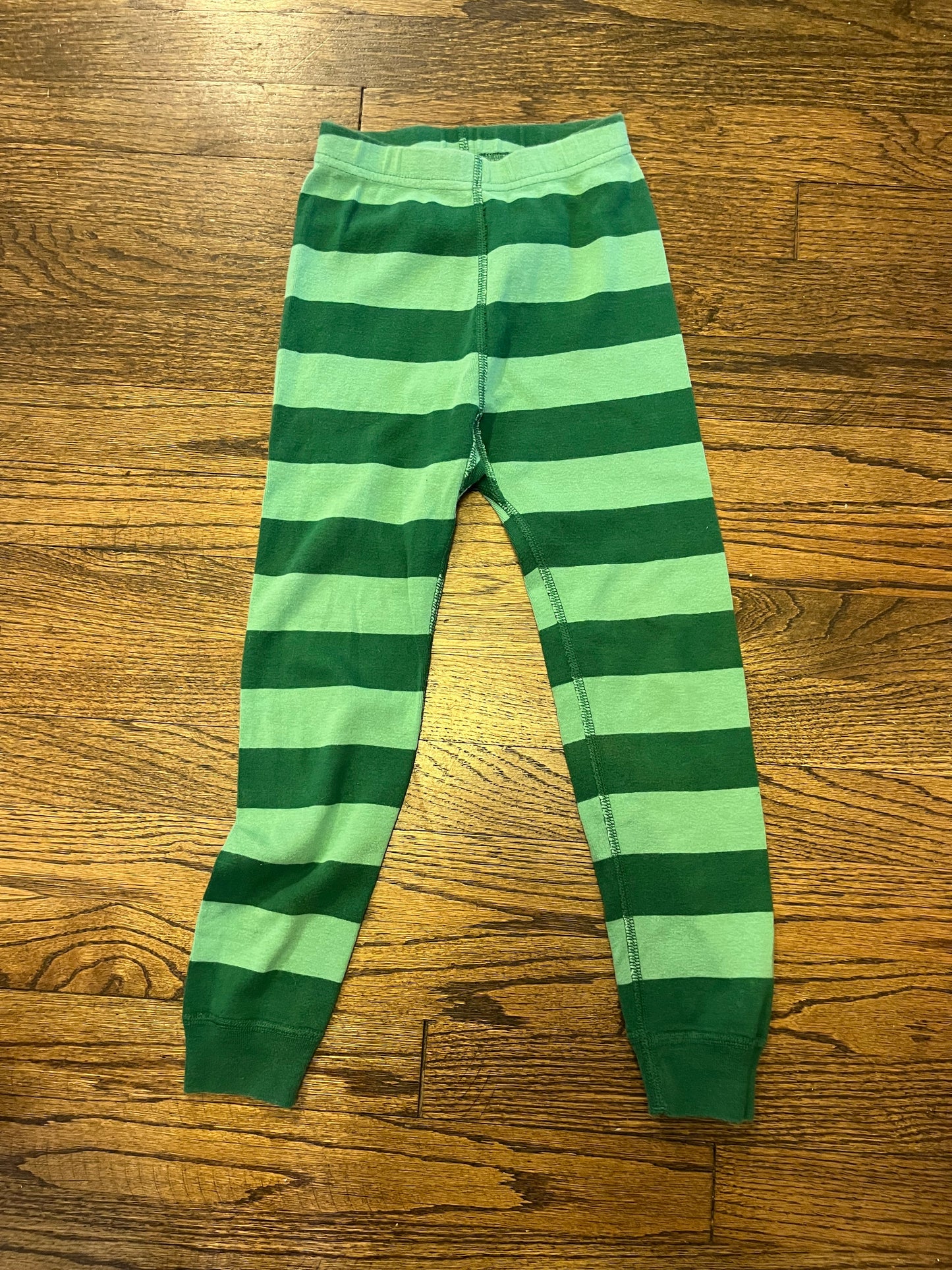 #7 Hanna Andersson Green Striped Pajama Bottoms 5 Reduced