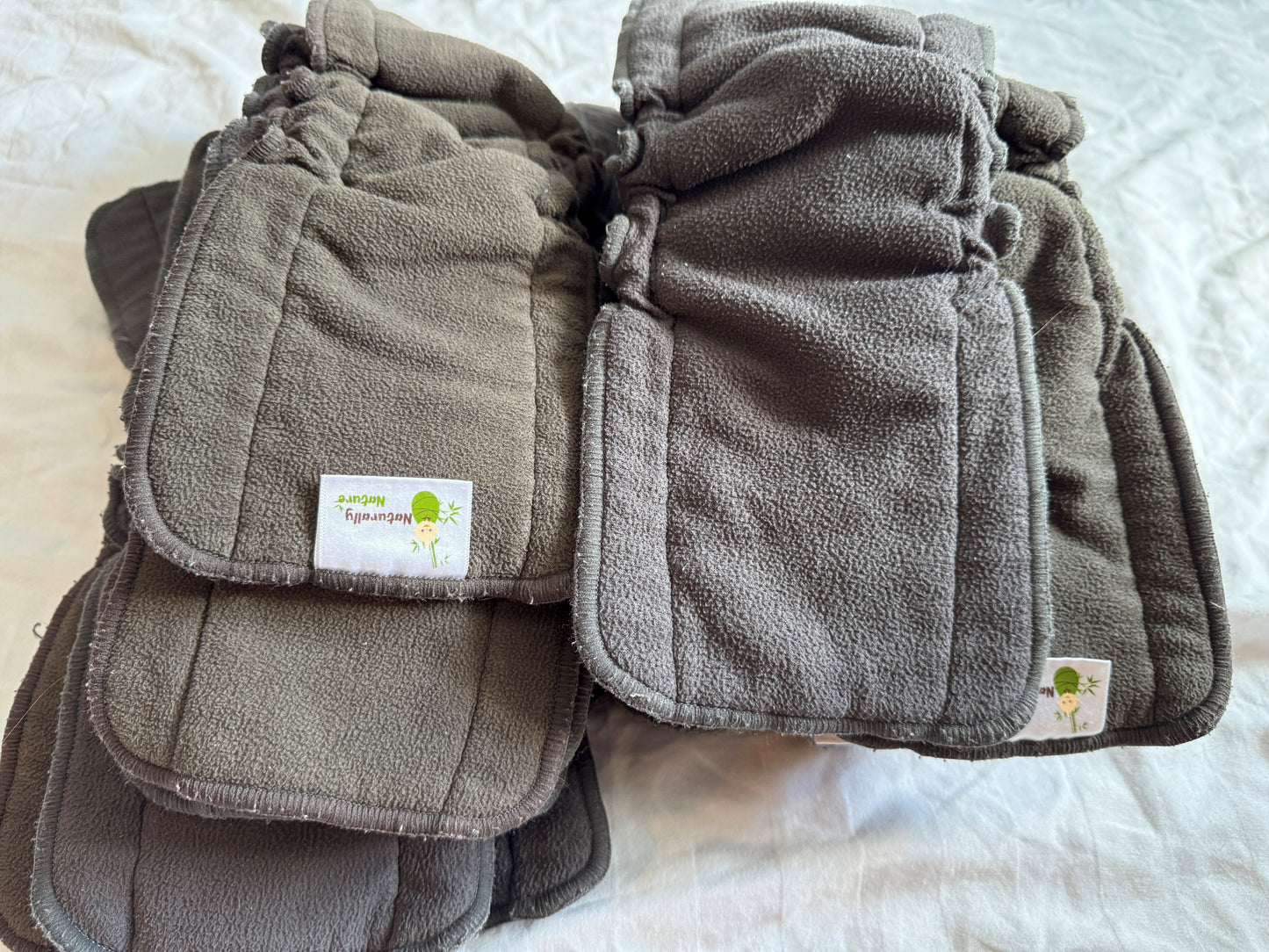 Seller #22 - 22 Naturally Nature bamboo cloth diaper inserts - GUC