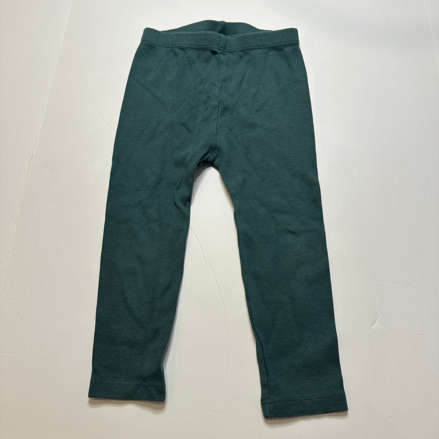#162 Hanna Andersson Green Leggings 2T
