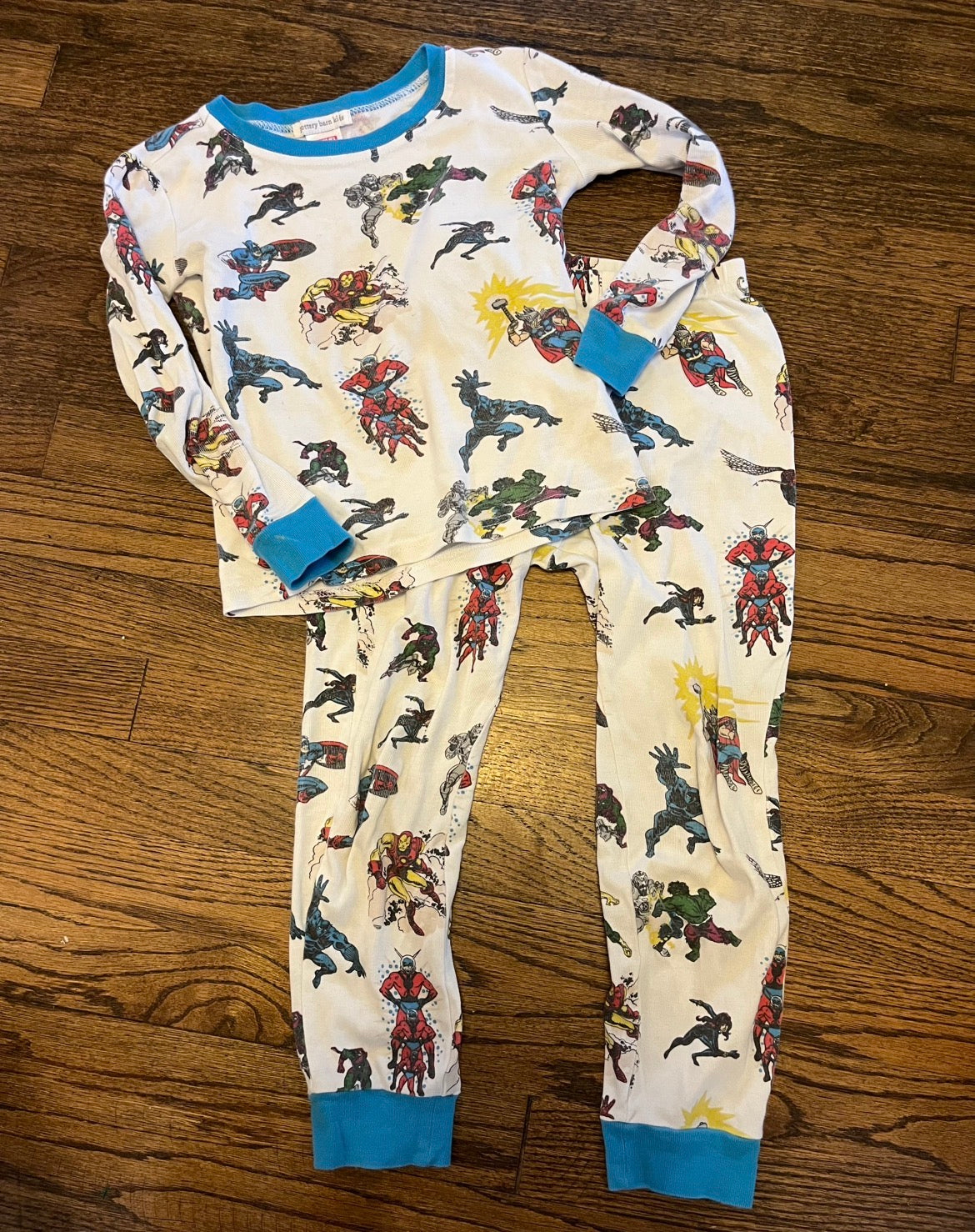 #7 PB Kids Marvel Pajamas size 6
