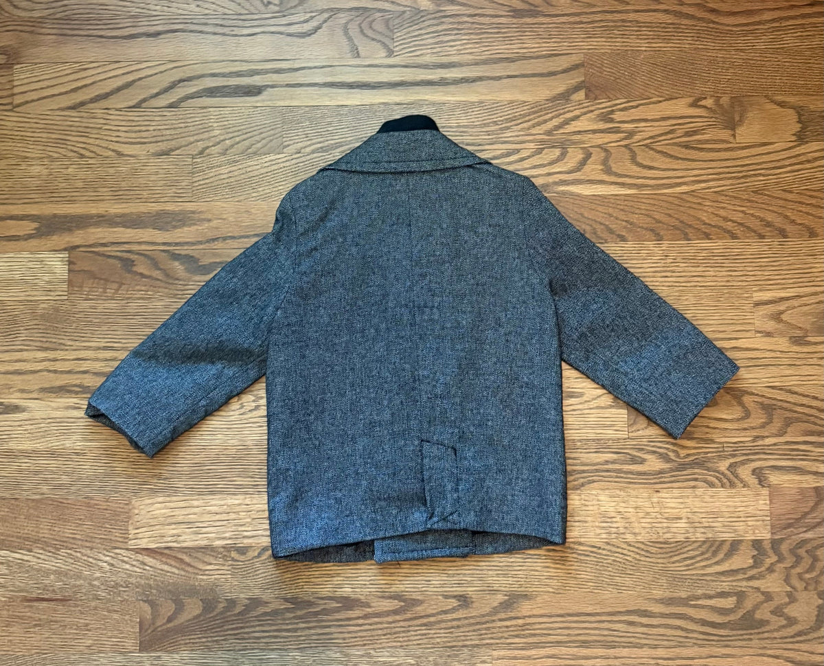 #74 Cherokee double-breasted toddler peacoat - 3T