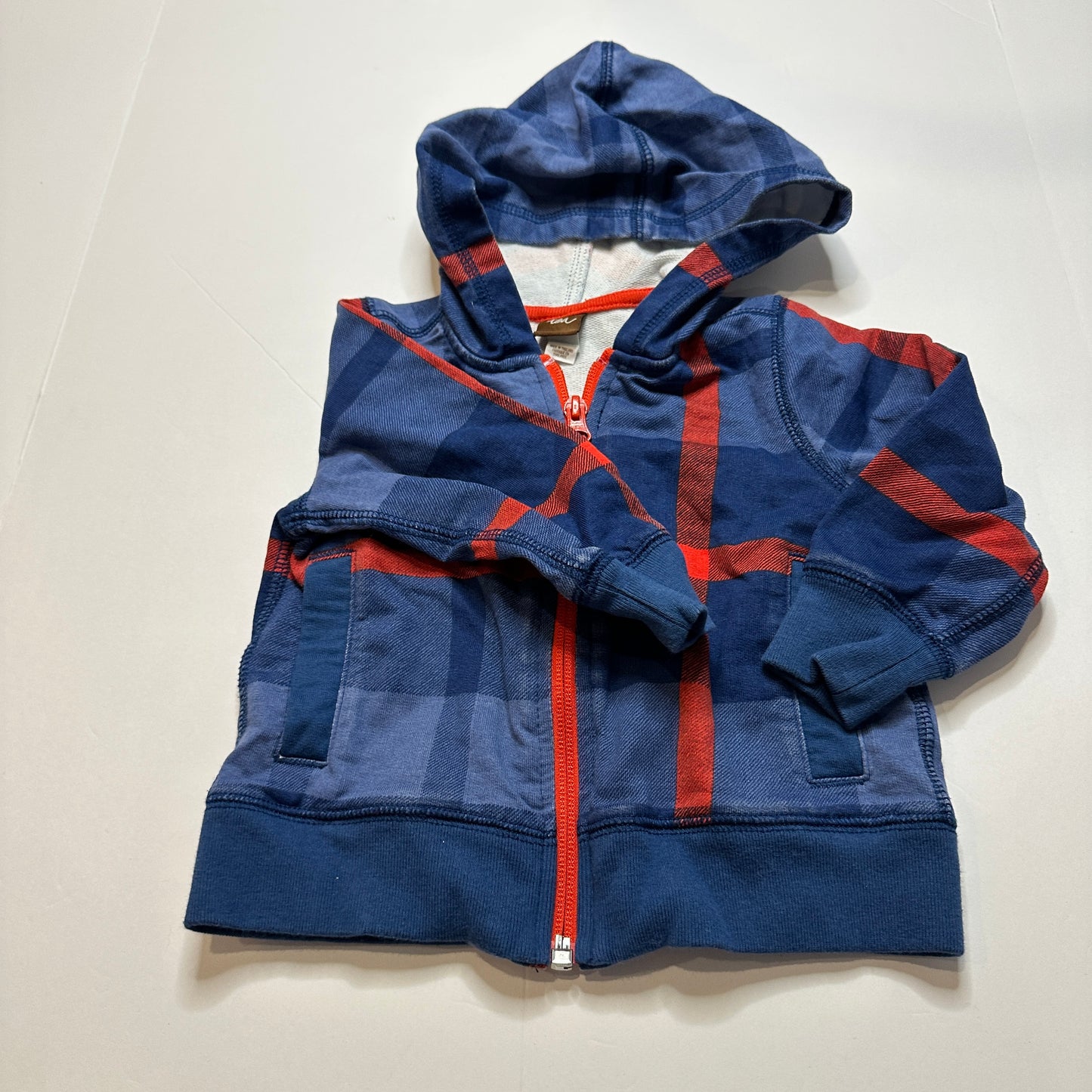 #162 Tea Plaid Sweatshirt 9-12M