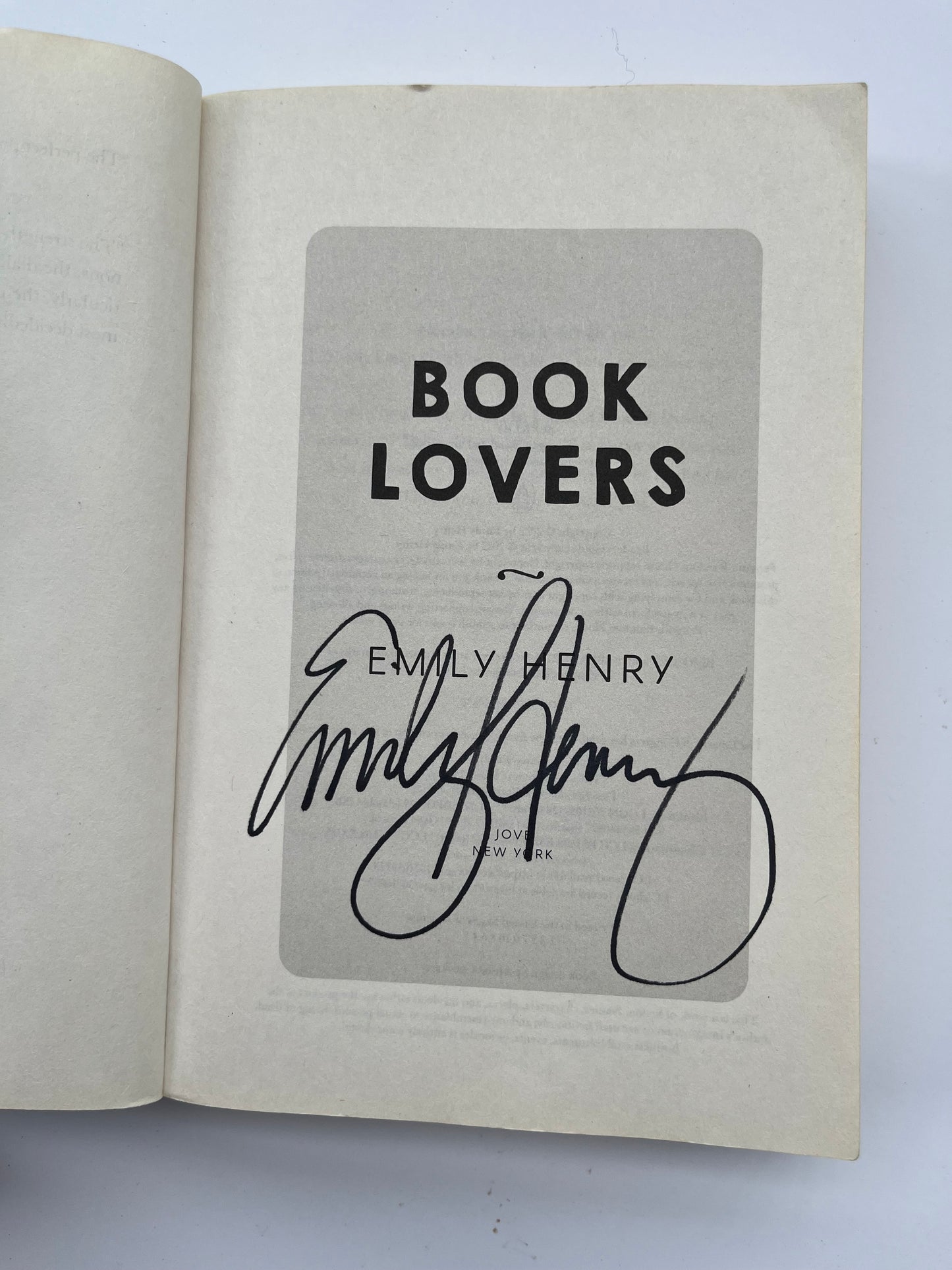 #7 Book Lovers - Signed copy