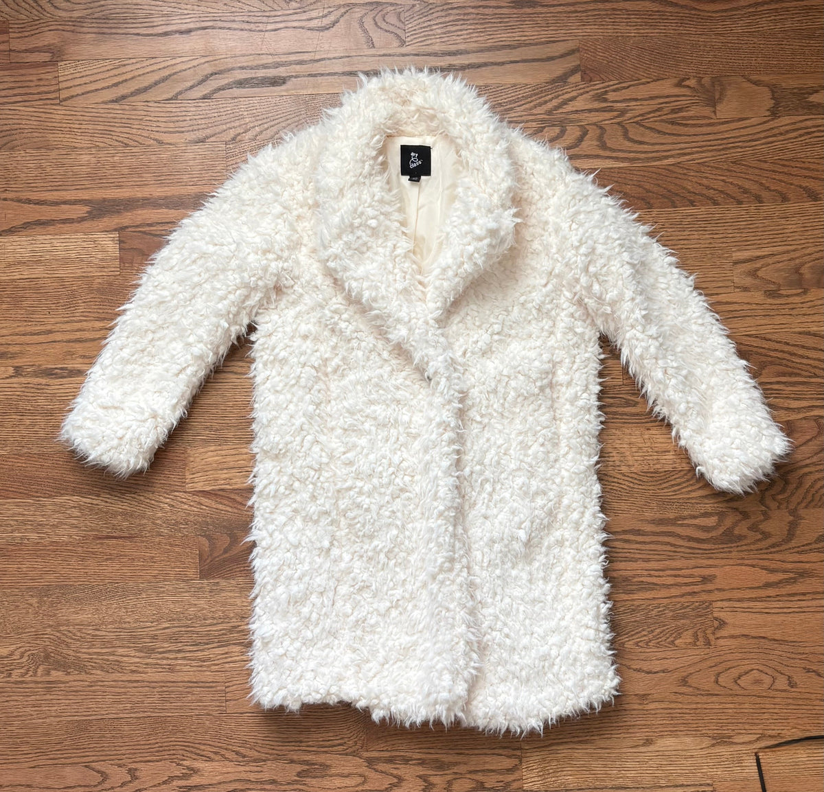 #74 Girls Art Class Sherpa Coat - M (8)