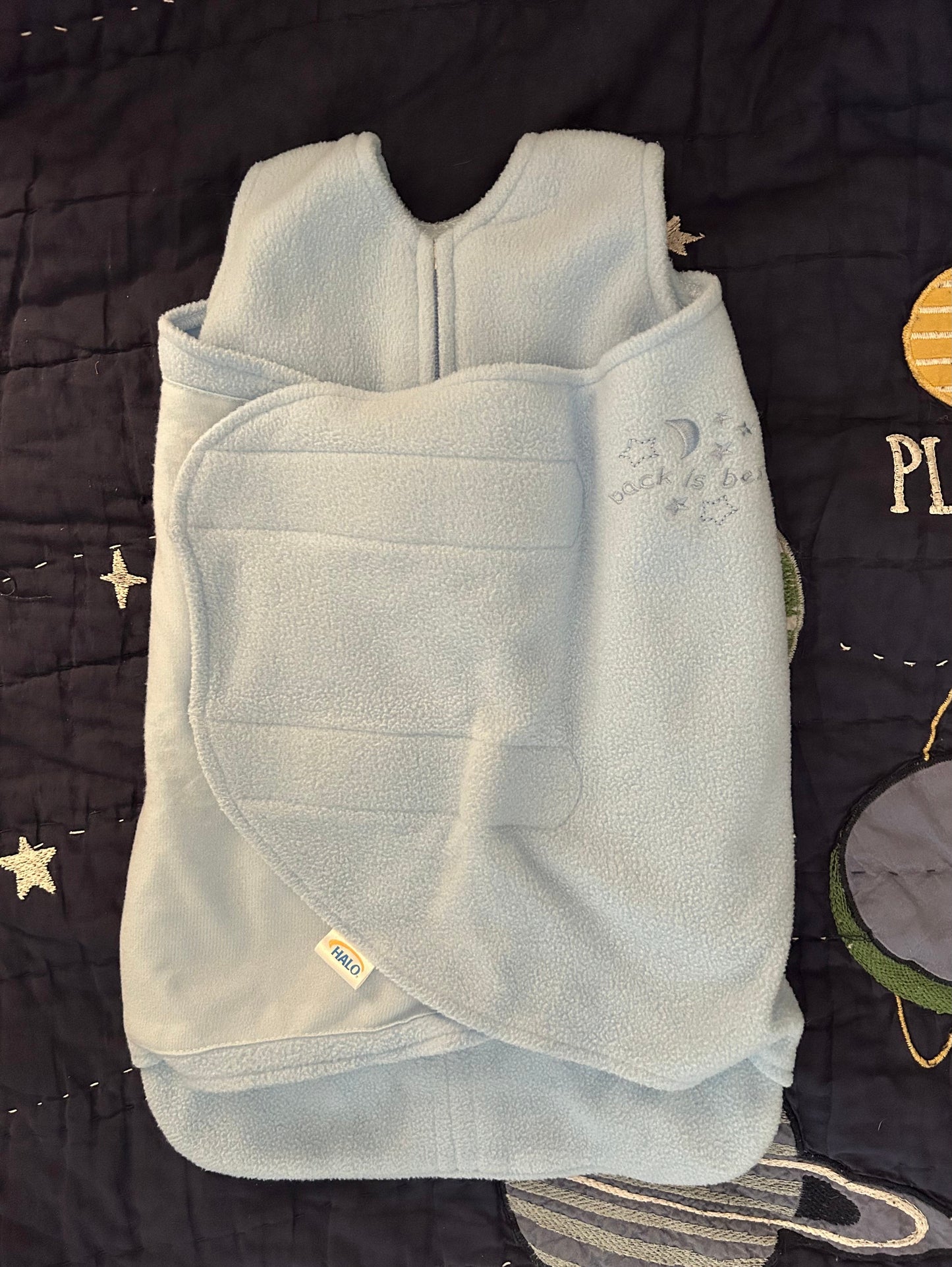 Reduced! Seller #18 Halo SleepSack Swaddle Blue Preemie