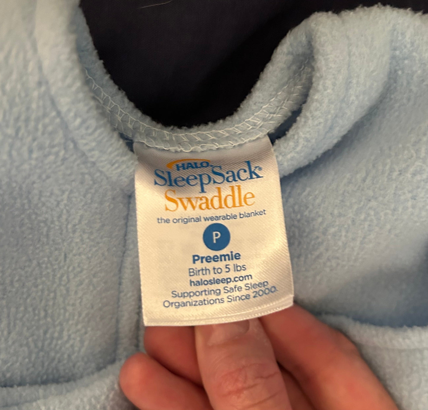 Reduced! Seller #18 Halo SleepSack Swaddle Blue Preemie