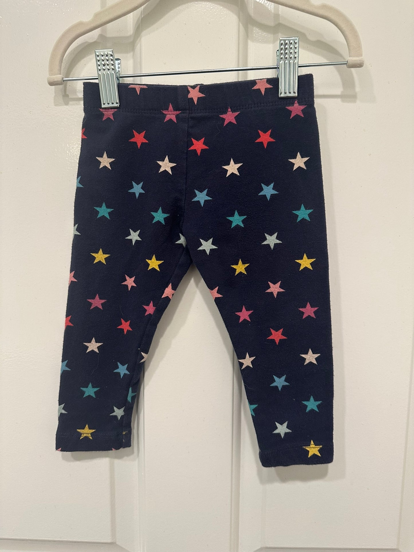 #85 Primary Star Navy Blue Pants, Infant Girls 12-18m