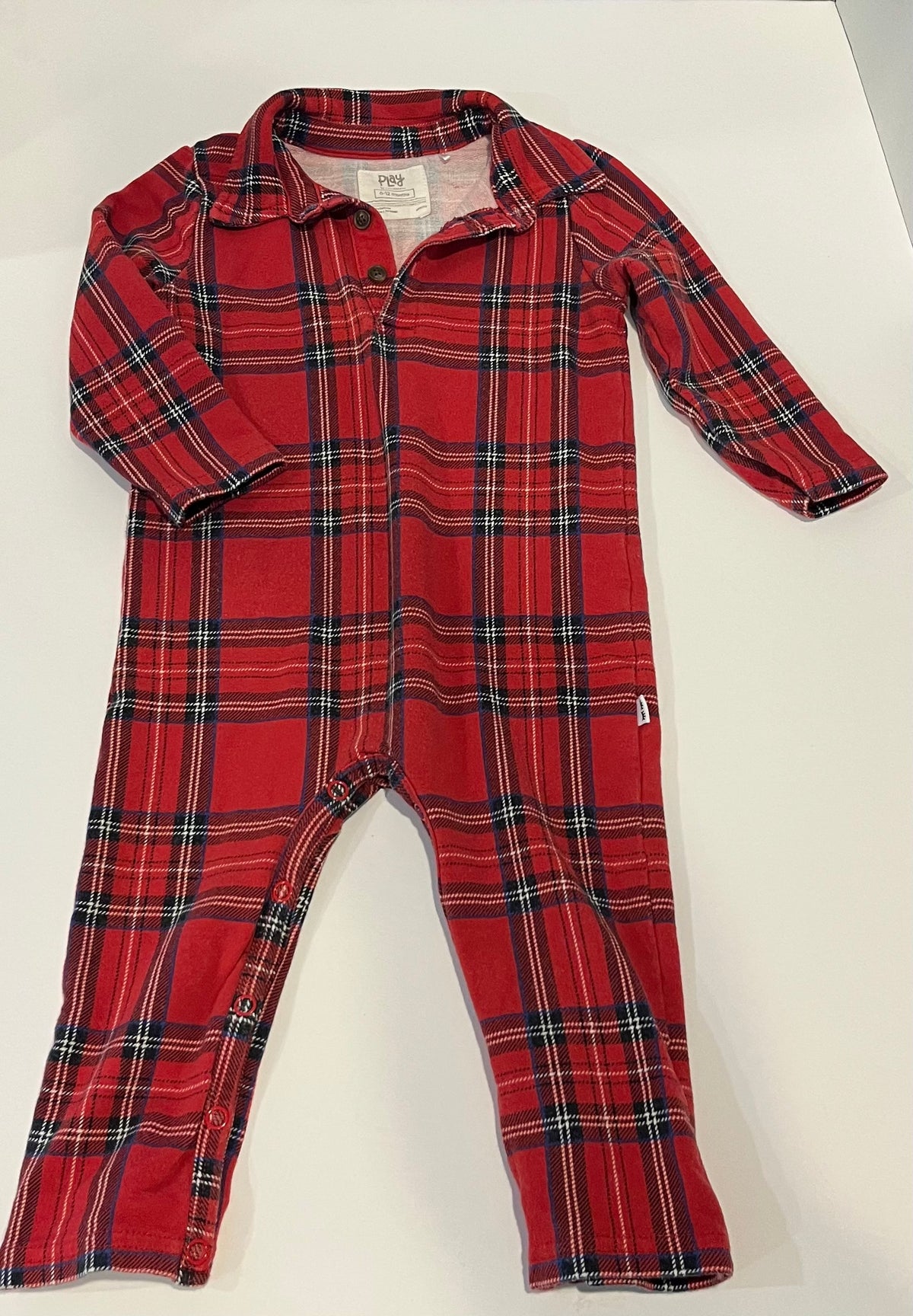 #70 Little Sleepies 6-12m Play Collection Holiday Outfit