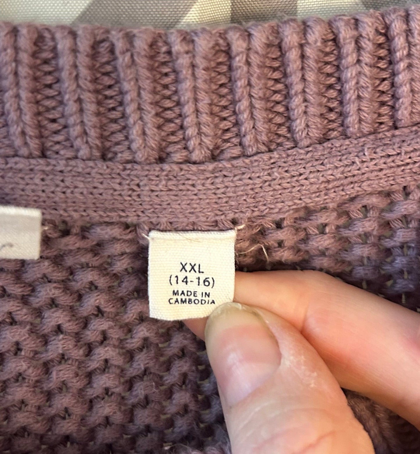 Reduced! Seller #18 Gap Kids Purple Cable Knit Girls Size 14-16
